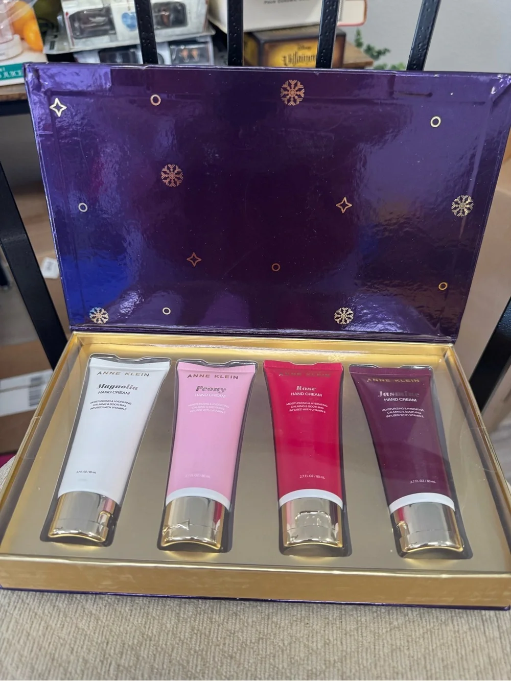 Anne Klein Women's Hand Cream Gift Set - White, Pink, Red, Purple new box